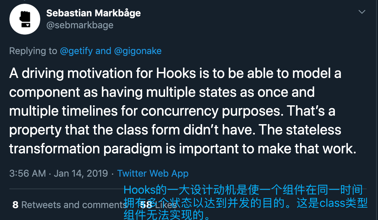 hooks设计理念